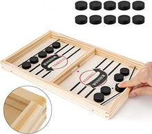 Load image into Gallery viewer, Funny Fast Sling Puck Game Paced SlingPuck Winner Board Family Games Toys Table Desktop Battle 2 in 1 Ice Hockey Game, Funny Classic Battle Board Games
