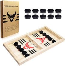 Load image into Gallery viewer, Funny Fast Sling Puck Game Paced SlingPuck Winner Board Family Games Toys Table Desktop Battle 2 in 1 Ice Hockey Game, Funny Classic Battle Board Games