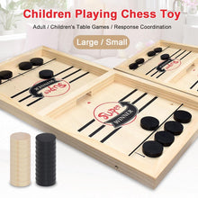 Load image into Gallery viewer, Funny Fast Sling Puck Game Paced SlingPuck Winner Board Family Games Toys Table Desktop Battle 2 in 1 Ice Hockey Game, Funny Classic Battle Board Games