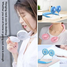 Load image into Gallery viewer, Hands Free Portable Neck Fan