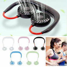 Load image into Gallery viewer, Hands Free Portable Neck Fan
