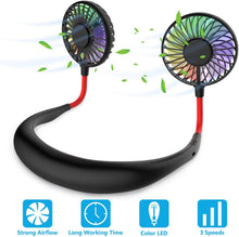 Load image into Gallery viewer, Hands Free Portable Neck Fan
