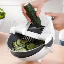 Load image into Gallery viewer, Multifunctional Rotate Vegetable Cutter With Drain Basket