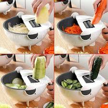 Load image into Gallery viewer, Multifunctional Rotate Vegetable Cutter With Drain Basket