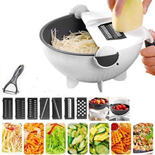Load image into Gallery viewer, Multifunctional Rotate Vegetable Cutter With Drain Basket