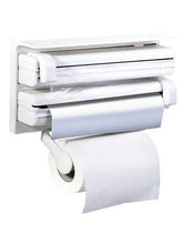 Load image into Gallery viewer, 3-In-1 Kitchen Paper Roll Dispenser Holder Rack Storage For Paper Towel