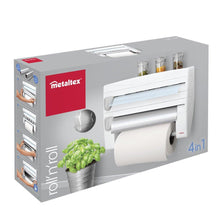 Load image into Gallery viewer, 3-In-1 Kitchen Paper Roll Dispenser Holder Rack Storage For Paper Towel