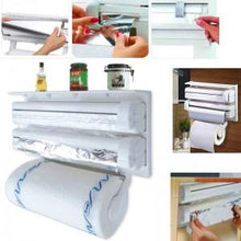 Load image into Gallery viewer, 3-In-1 Kitchen Paper Roll Dispenser Holder Rack Storage For Paper Towel