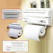 Load image into Gallery viewer, 3-In-1 Kitchen Paper Roll Dispenser Holder Rack Storage For Paper Towel