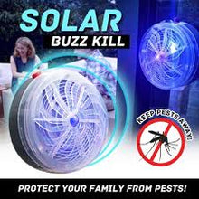Load image into Gallery viewer, 2IN1 MOSQUITO INSECT SOLAR BUZZ KILL ZAPPER KILLER