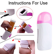 Load image into Gallery viewer, Hot Cartridge Depilatory Heater Wax Waxing Paper Hair Removal With Eu Plug High Quality .