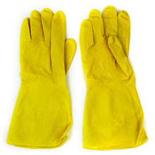 Load image into Gallery viewer, Gloves Smooth Rubber Washcloth Household Cleaning House Garden Kitchen Dishwashing Mittens