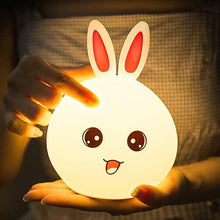Load image into Gallery viewer, Silicone LED Night Light Cute Bunny