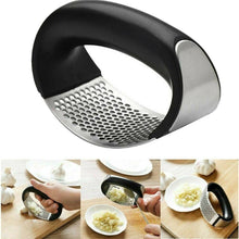 Load image into Gallery viewer, Manual Garlic Press Rocker with Handle Stainless Steel Garlic Crusher