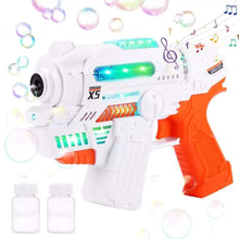 Load image into Gallery viewer, Automatic Gatling Bubble Toy for Kids with Light &amp; Music.