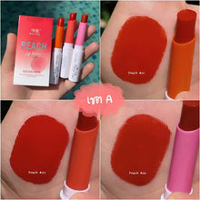 Load image into Gallery viewer, Peach Lip Balm Pack of 3