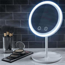 Load image into Gallery viewer, Beauty Breeze Mirror 3 in 1 Fan LED lamp and Mirror