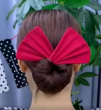 Load image into Gallery viewer, Women Styling Clip Bun Maker Hair Twist Braid Fabric Ponytail