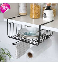 Load image into Gallery viewer, Multifunctional Storage Basket Kitchen Storage Rack Under Cabinet Storage Shelf Basket Wire Rack Organizer