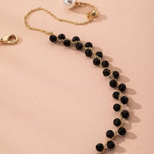 Load image into Gallery viewer, Fashion Luxury Black Crystal Glass Bead Choker Necklace For Women