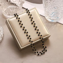 Load image into Gallery viewer, Fashion Luxury Black Crystal Glass Bead Choker Necklace For Women