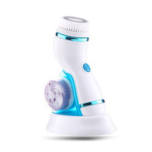 Load image into Gallery viewer, 4 In 1 Ultrasonic Electric Facial Cleansing Brush Massager