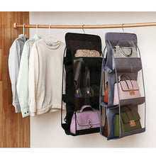 Load image into Gallery viewer, 6 Pocket Foldable Hanging Bag ( Buy one get one free)