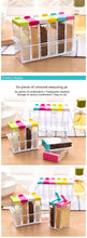 Load image into Gallery viewer, Salt &amp; Pepper Spices Transparent Boxes Seasoning Jars Colorful Sets
