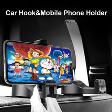 Load image into Gallery viewer, 2 in 1 Car Headrest Hook with Phone Holder