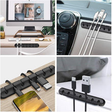 Load image into Gallery viewer, Silicone Cable Organizer USB Cable Holder
