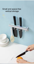 Load image into Gallery viewer, Multi Functional Wall-Mounted Knife Holder Storage Shelf New