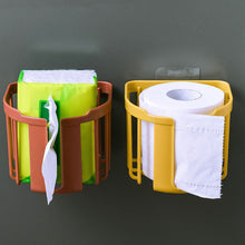 Load image into Gallery viewer, Bathroom Wall-mounted Draw Paper Rack Punch-free Storage Basket