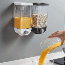 Load image into Gallery viewer, Kitchen Food Storage Container Cereal Dispenser Oatmeal Wall Mounted