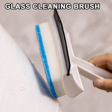 Load image into Gallery viewer, Glass Cleaner 2 In 1 Glass Cleaning Towel Brush Brush Cleaning Mirror