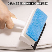 Load image into Gallery viewer, Glass Cleaner 2 In 1 Glass Cleaning Towel Brush Brush Cleaning Mirror