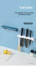 Load image into Gallery viewer, Multi Functional Wall-Mounted Knife Holder Storage Shelf New