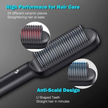 Load image into Gallery viewer, Hair Straightener Comb HQT909b