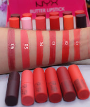 Load image into Gallery viewer, NYX MATTE PLUSH LIPSTICK PACK OF SIX (06