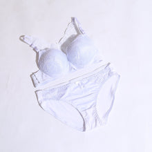 Load image into Gallery viewer, COMFORTABLE PUSH-UP PADDED BRA SET - WHITE ( 1032 )