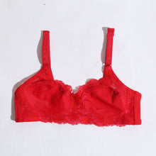 Load image into Gallery viewer, FLORAL COTTON NET BRA ( 1046 )
