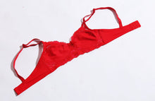 Load image into Gallery viewer, FLORAL COTTON NET BRA ( 1046 )