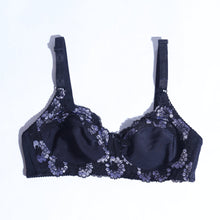 Load image into Gallery viewer, FLORAL COTTON NET BRA ( 1048 )