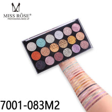 Load image into Gallery viewer, MISS ROSE 18-COLOR SEQUIN GLITTER EYESHADOW PALETTE