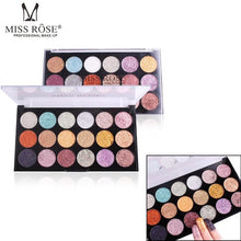 Load image into Gallery viewer, MISS ROSE 18-COLOR SEQUIN GLITTER EYESHADOW PALETTE