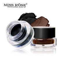 Load image into Gallery viewer, MISS ROSE GEL EYELINER 2 COLOR A SET BLACK AND BROWN