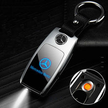 Load image into Gallery viewer, Car Key-Holder With LED Logo Light and Cigarette Lighter