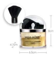 Load image into Gallery viewer, Miss Rose 2 In 1 Loose Powder Shinner And Eye Shadow ( Waterproof)
