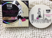 Load image into Gallery viewer, 3 IN 1 POWDER &amp; BRONZER &amp; POWDER BLUSH PALETTE