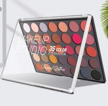Load image into Gallery viewer, Varied Queen Color Makeup Eye Shadow Dish Makeup Brown Matte Pearl Light Portable 35 Colors