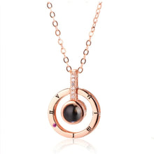 Load image into Gallery viewer, 100 LANGUAGES I LOVE YOU PROJECTION NECKLACE